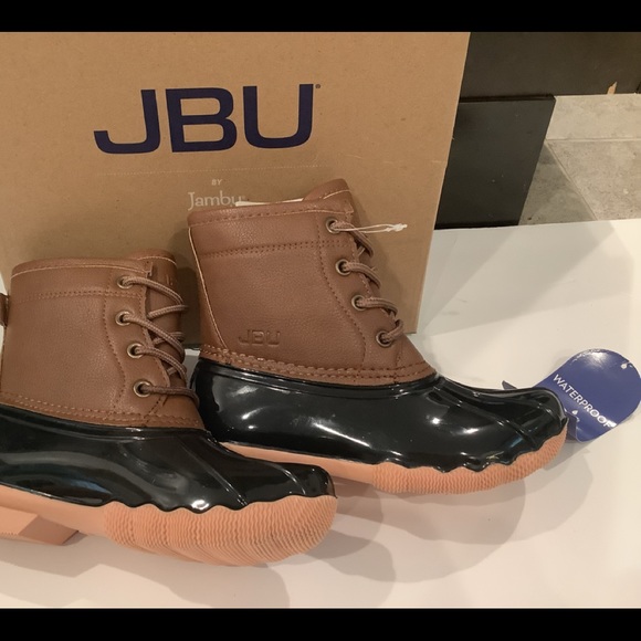 JBU Little girls Maplewood  casual Navy/Blue duck boots girls size 12 - Picture 4 of 11